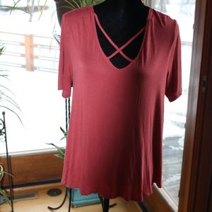 Shortsleeved dovetail t-shirt Size Large